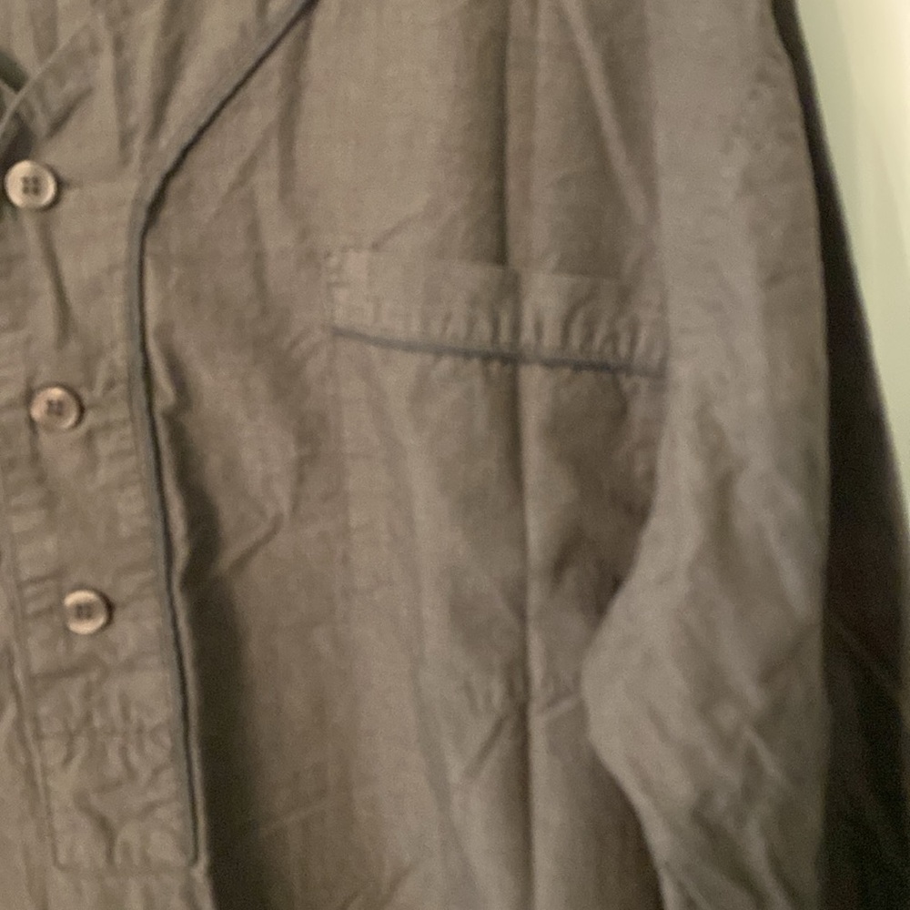Majestic International Charcoal Gray Night Shirt - Picture 5 of 9
